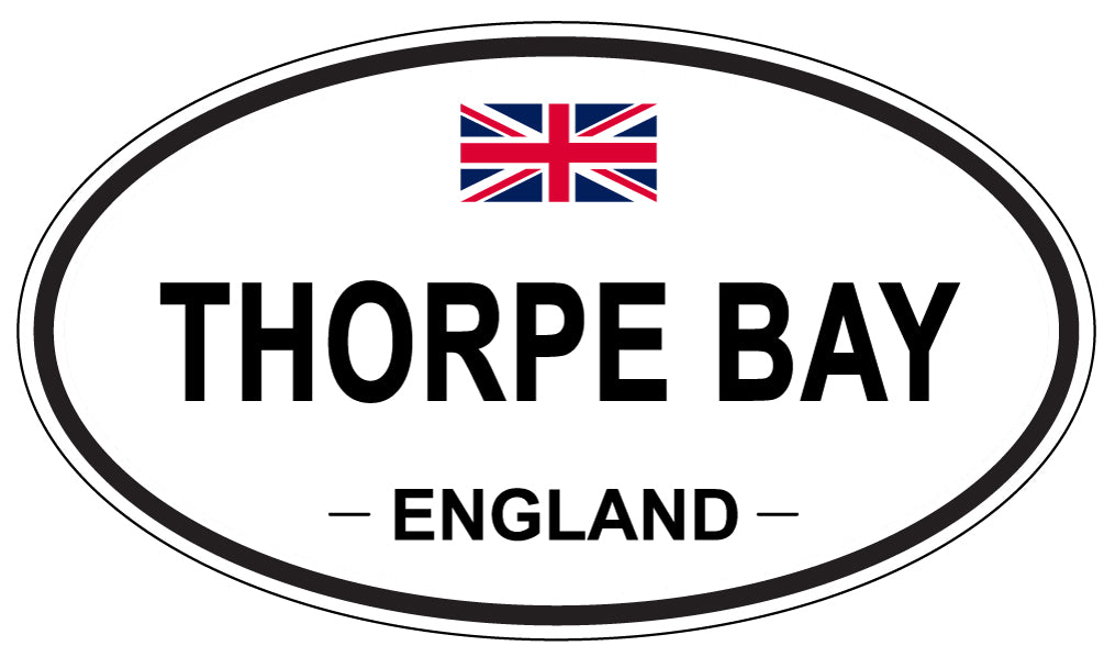 THORPE BAY, England - Oval Magnet