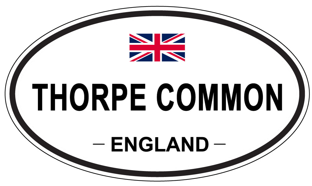 THORPE COMMON, England - Oval Magnet