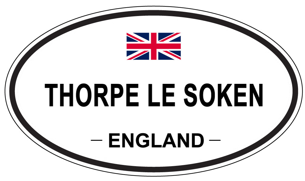 THORPE LE SOKEN, England - Oval Magnet