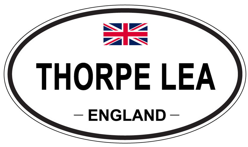 THORPE LEA, England - Oval Magnet