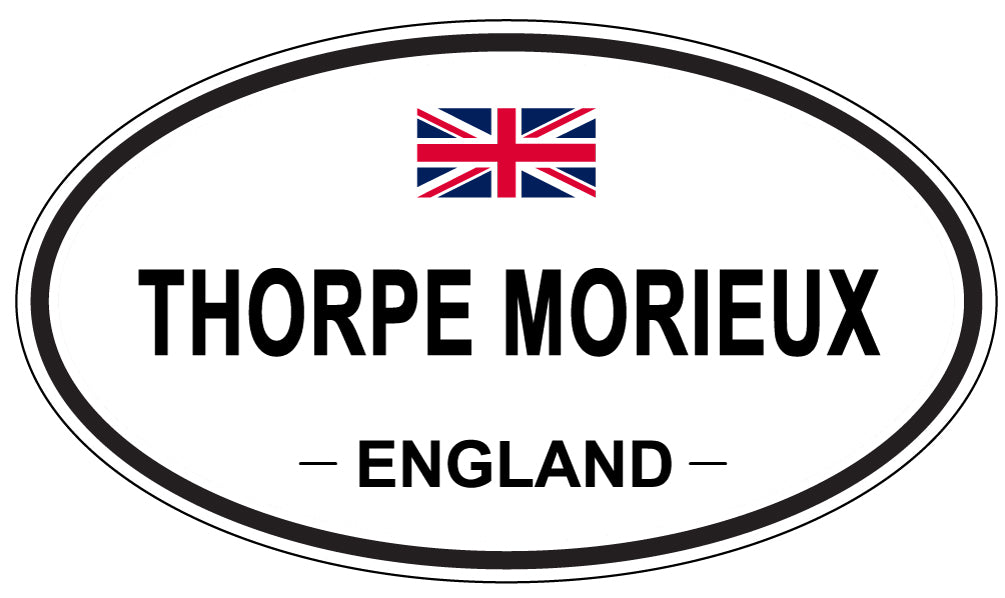 THORPE MORIEUX, England - Oval Magnet