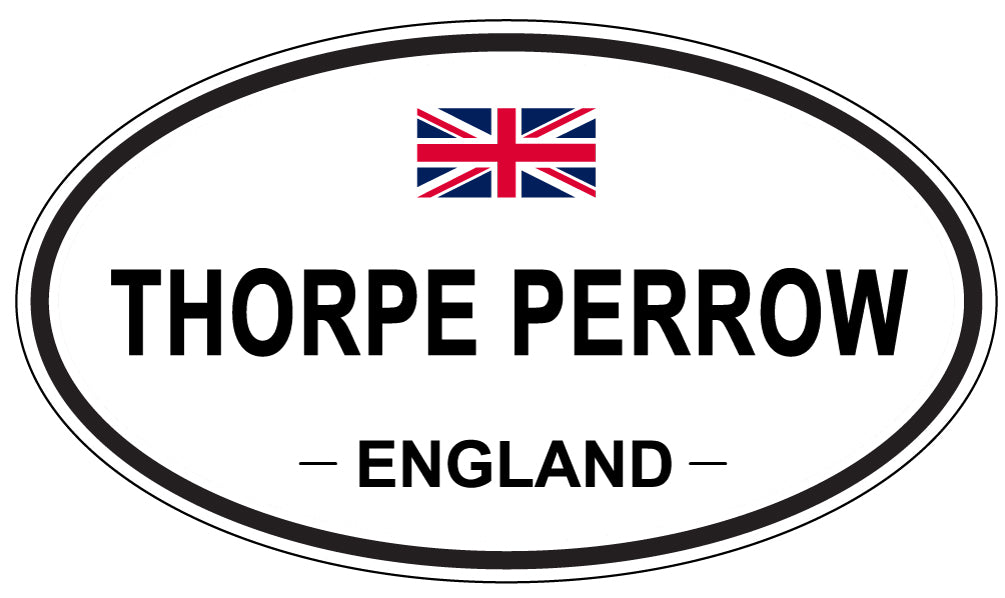 THORPE PERROW, England - Oval Magnet