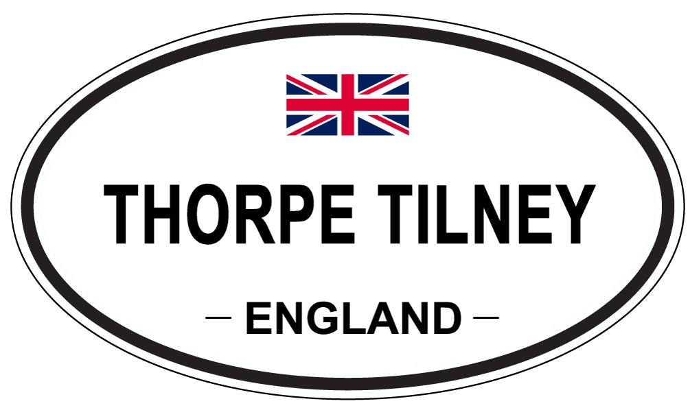THORPE TILNEY, England - Oval Magnet