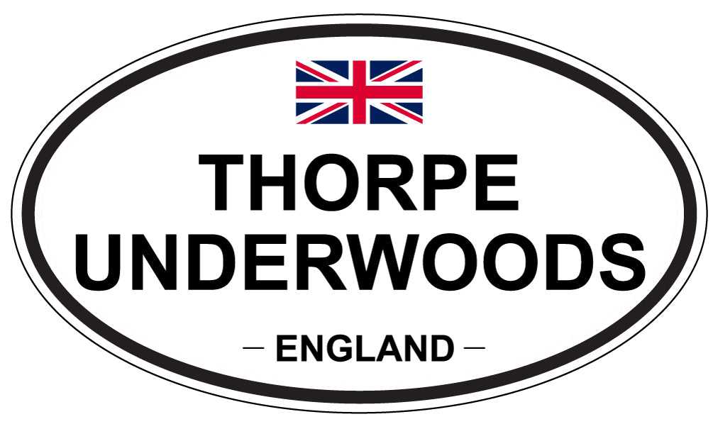 THORPE UNDERWOODS, England - Oval Magnet