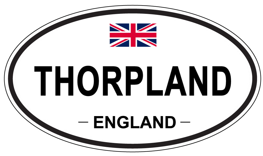 THORPLAND, England - Oval Magnet