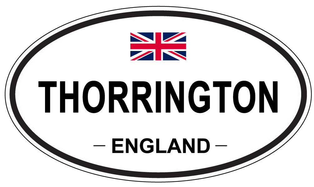 THORRINGTON, England - Oval Magnet