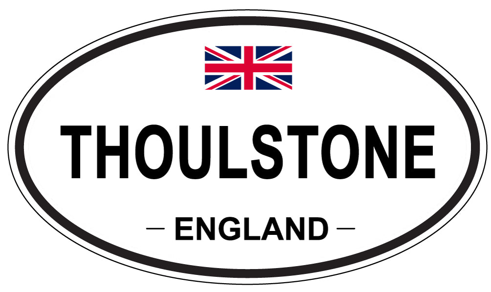 THOULSTONE, England - Oval Magnet