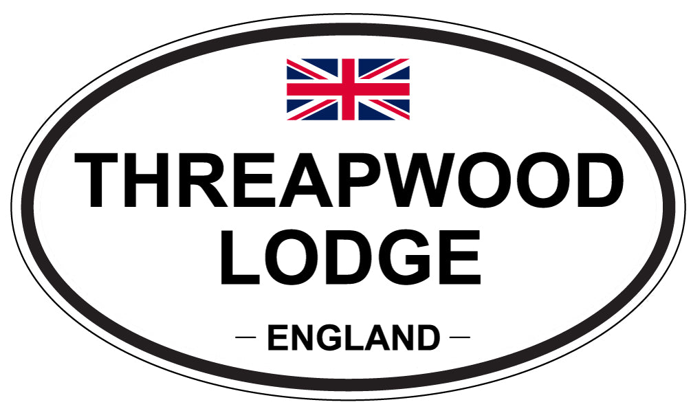 THREAPWOOD LODGE, England - Oval Magnet
