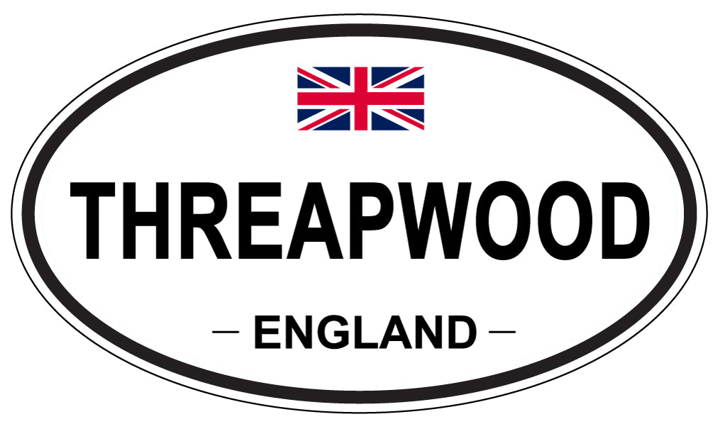 THREAPWOOD, England - Oval Magnet
