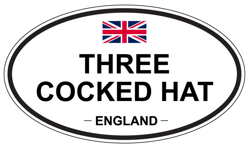 THREE COCKED HAT, England - Oval Magnet
