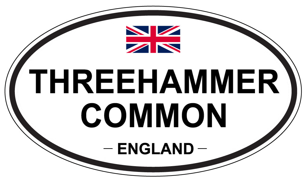 THREEHAMMER COMMON, England - Oval Magnet