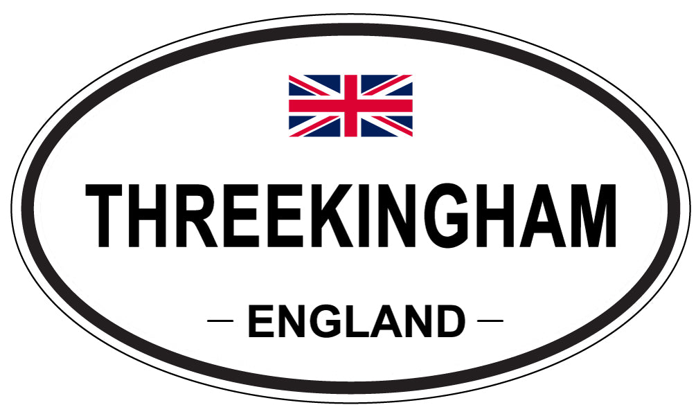 THREEKINGHAM, England - Oval Magnet