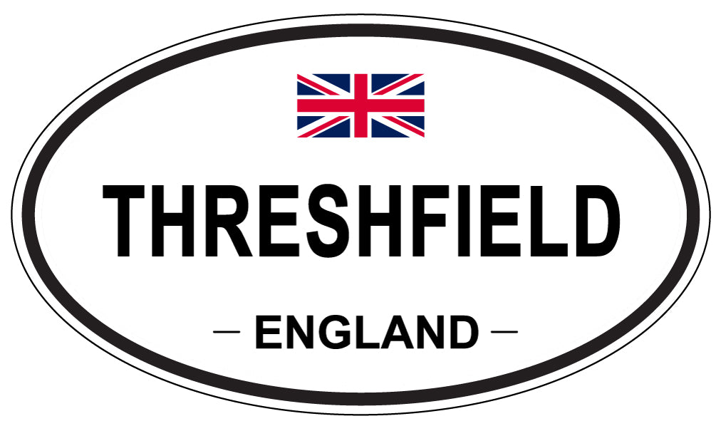 THRESHFIELD, England - Oval Magnet
