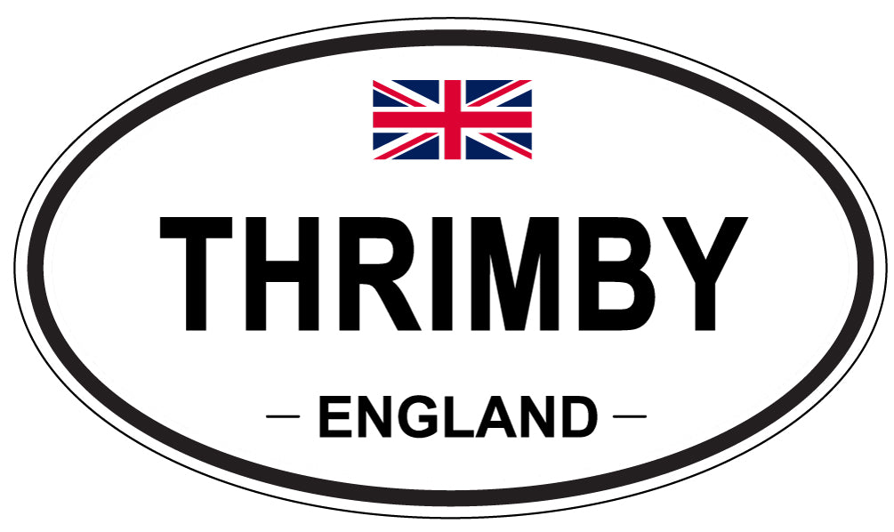 THRIMBY, England - Oval Magnet