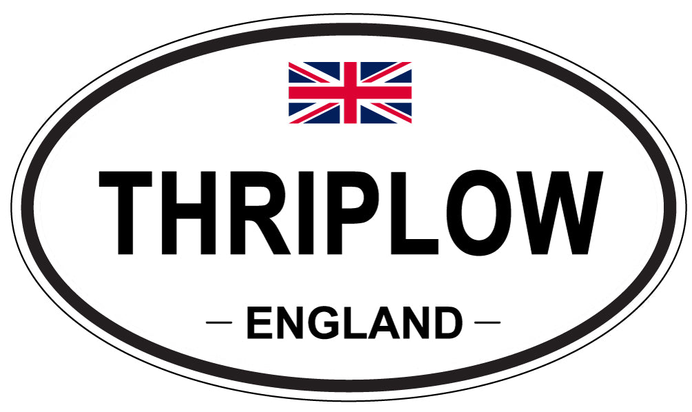 THRIPLOW, England - Oval Magnet