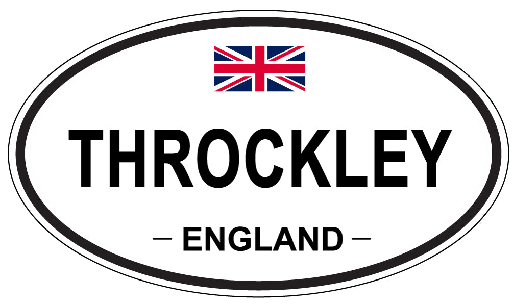 THROCKLEY, England - Oval Magnet
