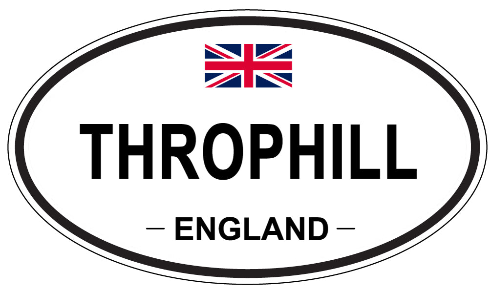 THROPHILL, England - Oval Magnet