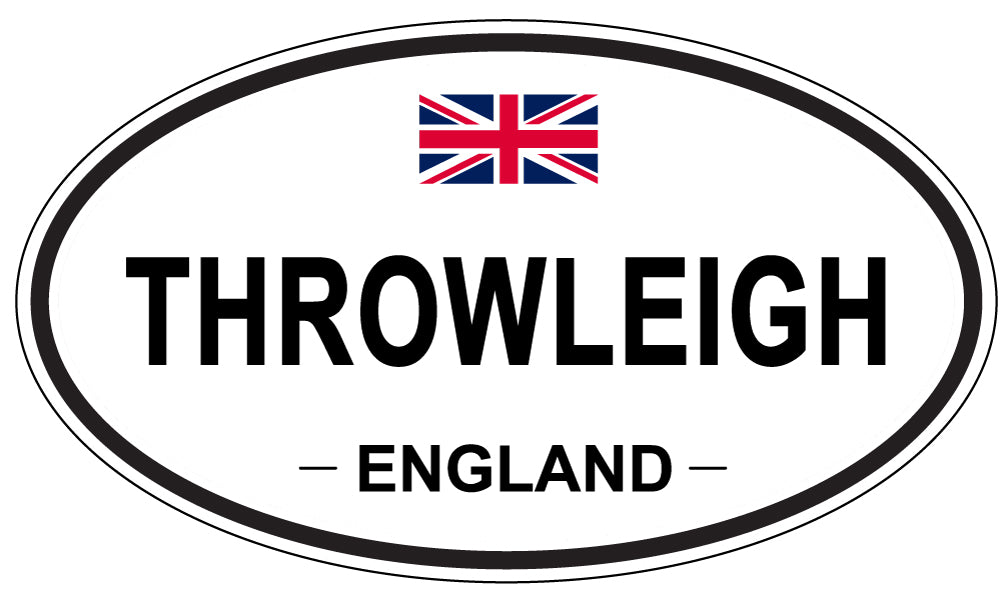 THROWLEIGH, England - Oval Magnet