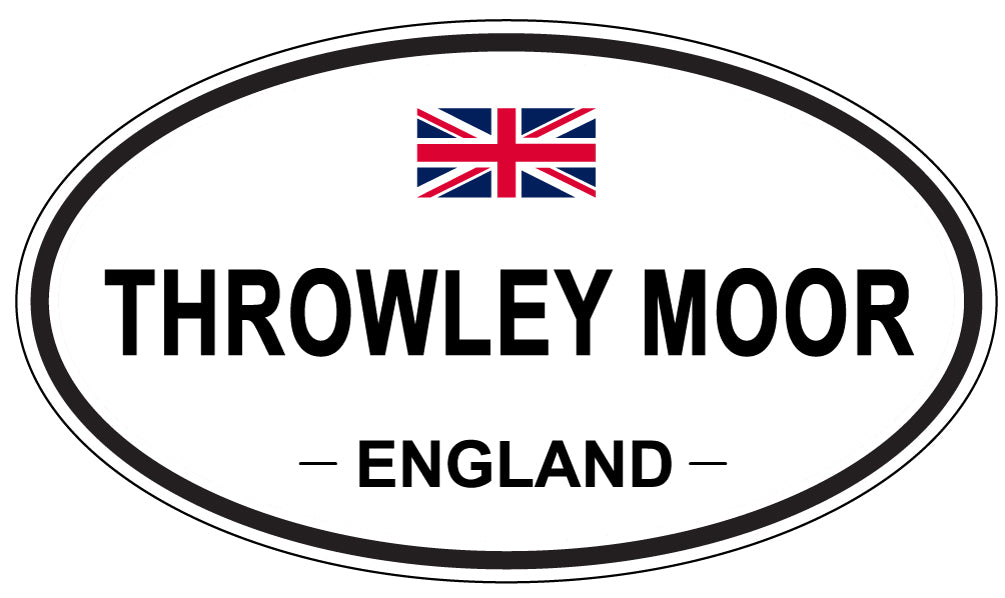 THROWLEY MOOR, England - Oval Magnet