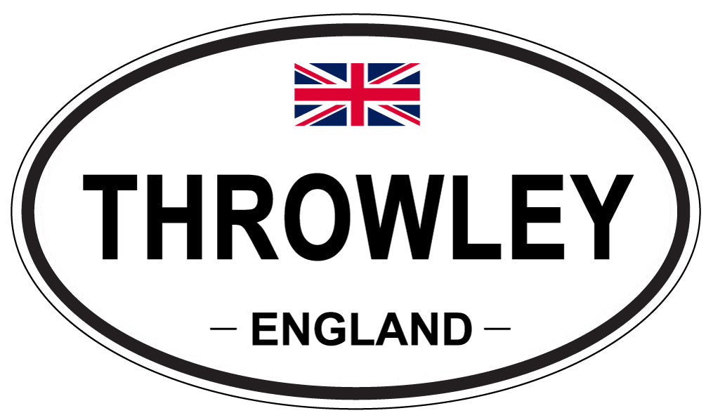 THROWLEY, England - Oval Magnet