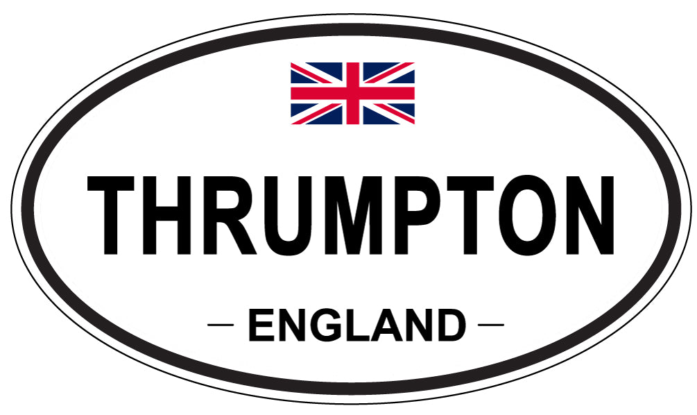 THRUMPTON, England - Oval Magnet