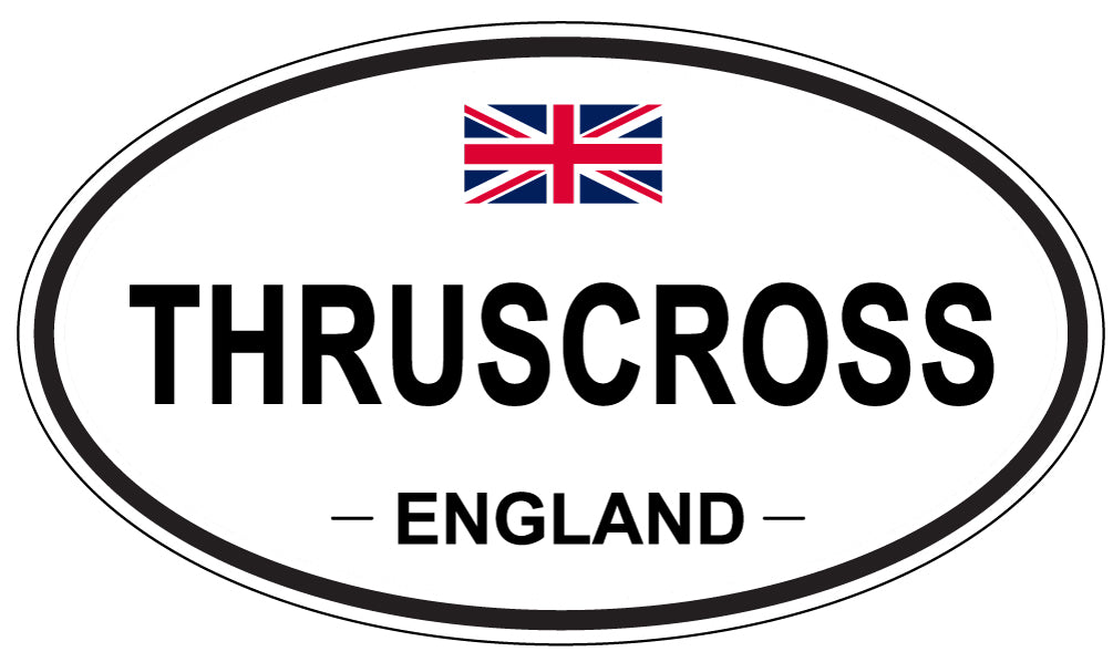 THRUSCROSS, England - Oval Magnet