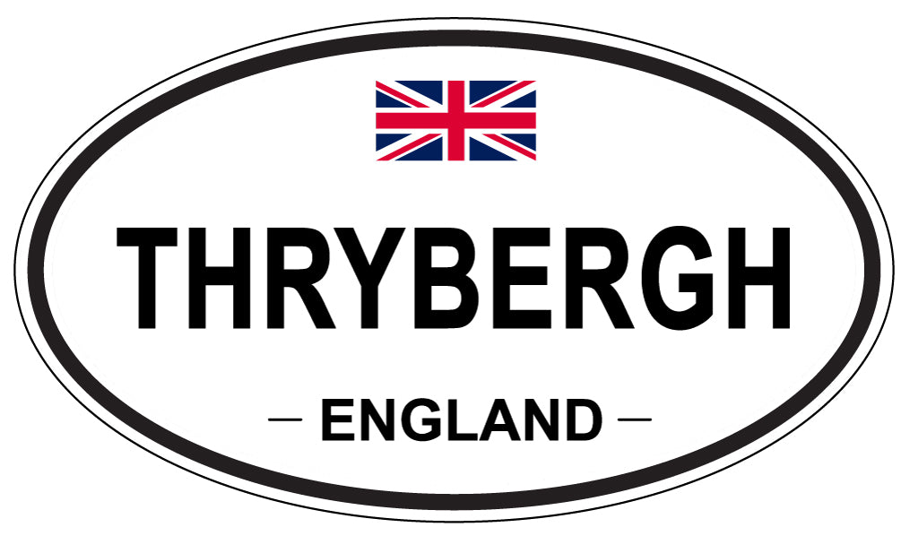 THRYBERGH, England - Oval Magnet
