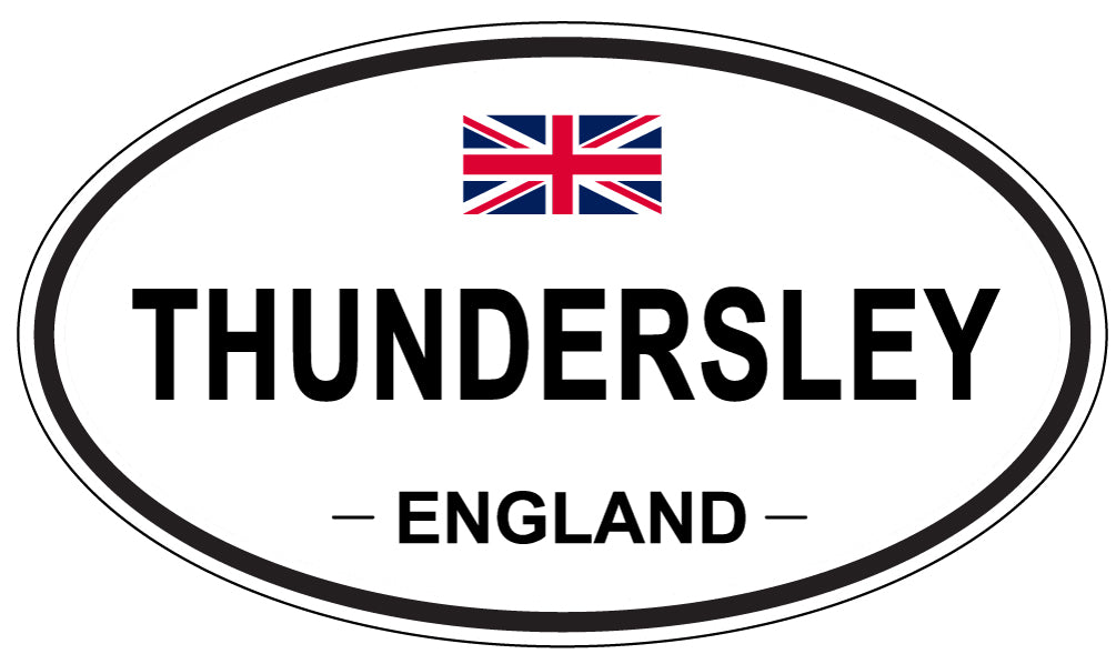 THUNDERSLEY, England - Oval Magnet