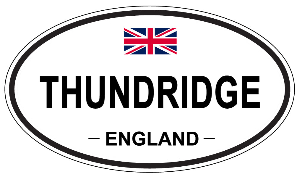 THUNDRIDGE, England - Oval Magnet