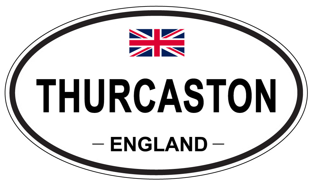 THURCASTON, England - Oval Magnet