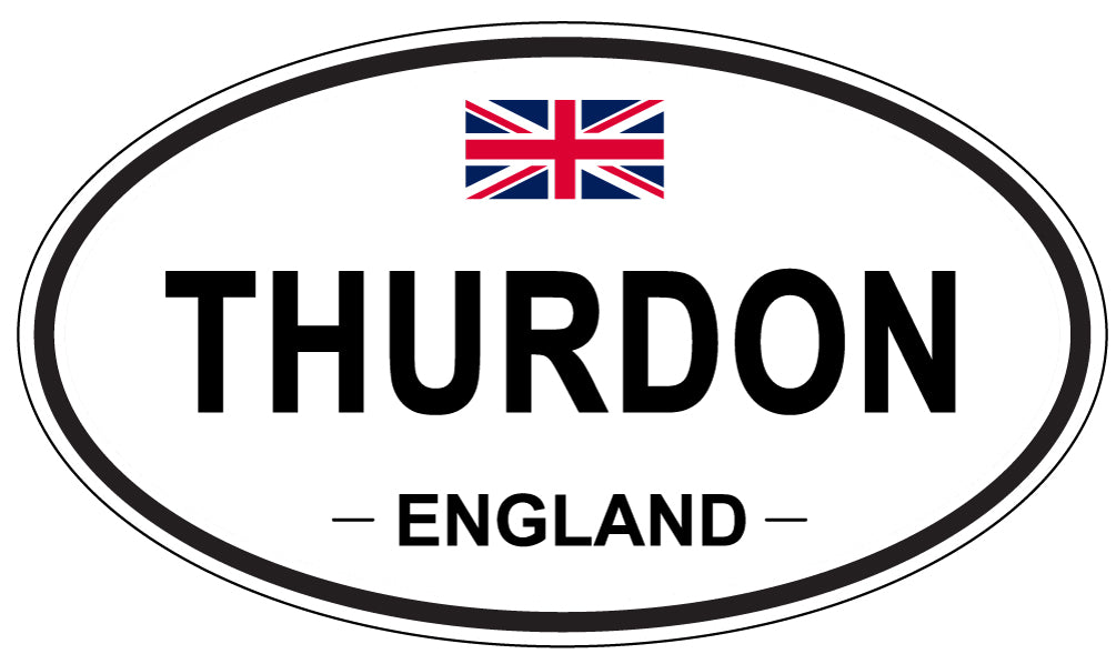 THURDON, England - Oval Magnet