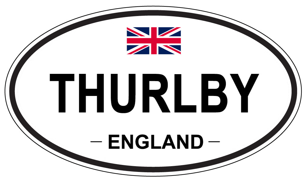 THURLBY, England - Oval Magnet