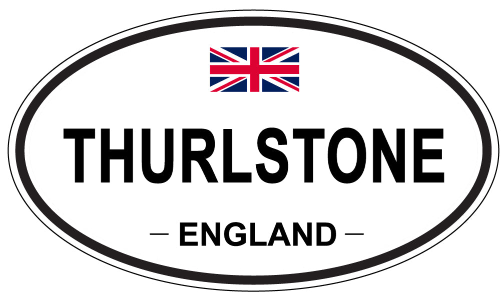 THURLSTONE, England - Oval Magnet