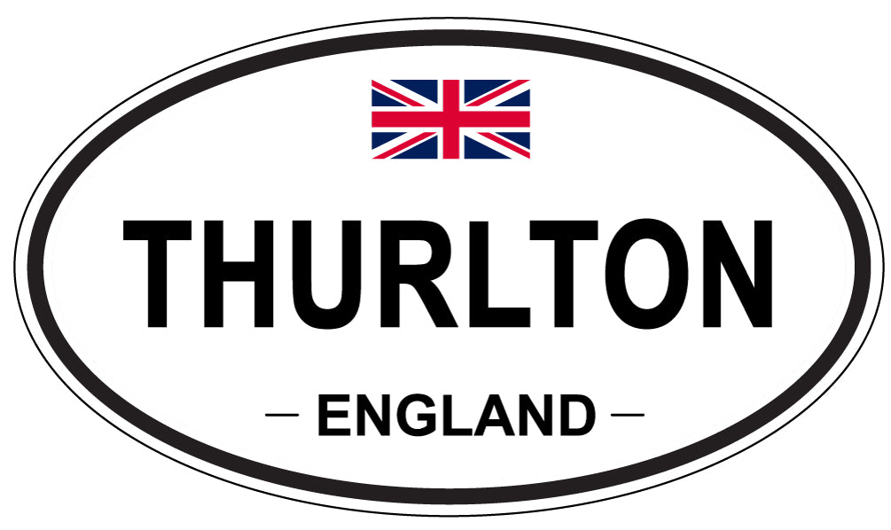 THURLTON, England - Oval Magnet