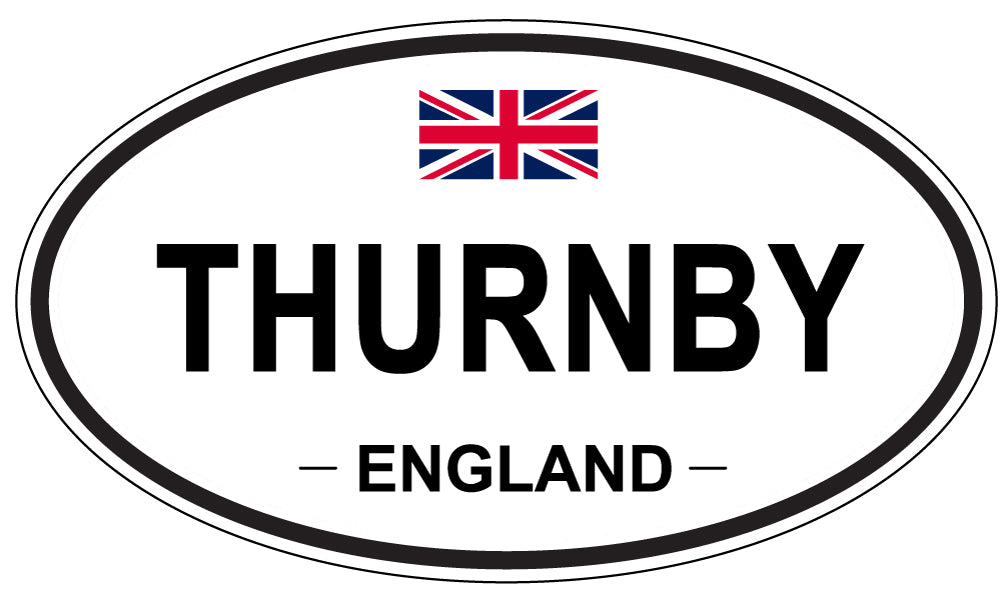 THURNBY, England - Oval Magnet