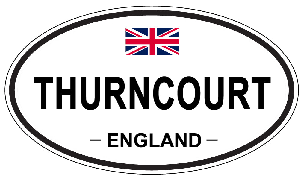 THURNCOURT, England - Oval Magnet
