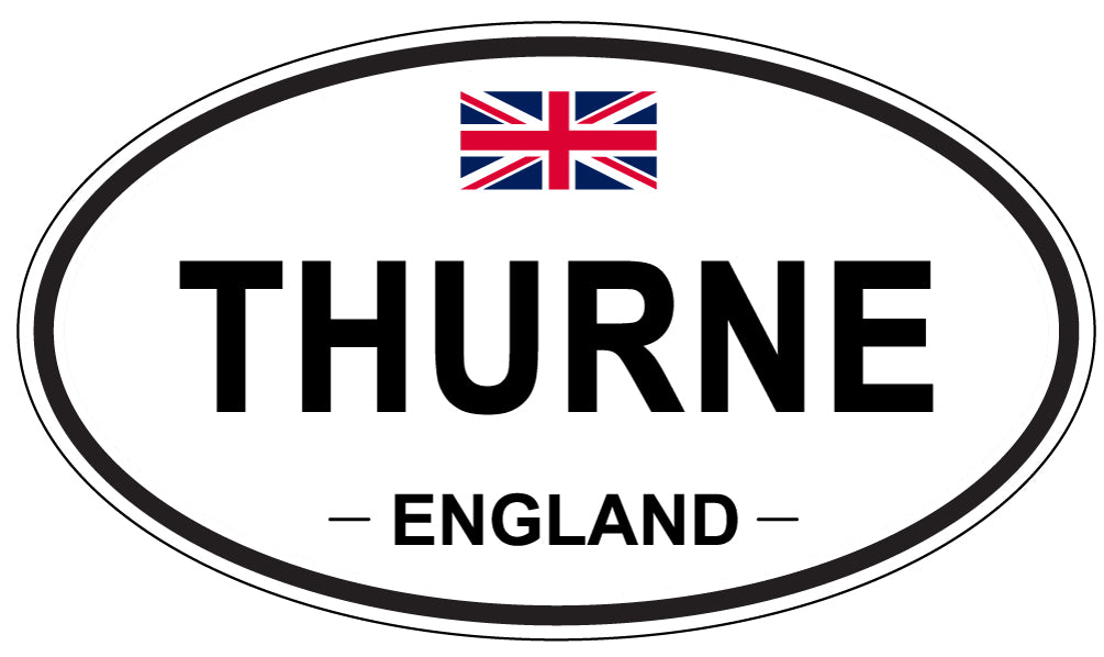 THURNE, England - Oval Magnet