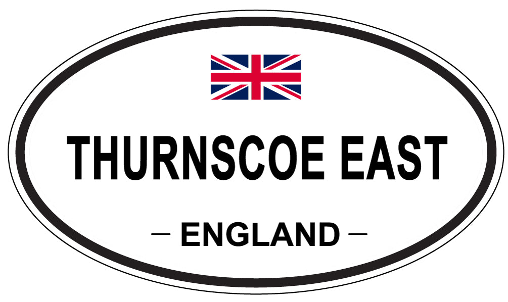 THURNSCOE EAST, England - Oval Magnet