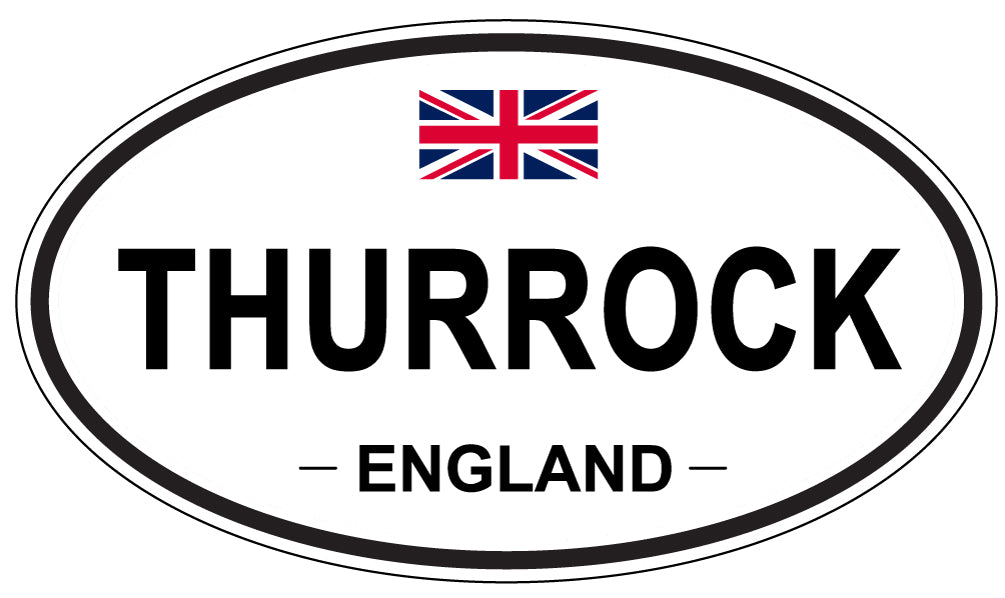 THURROCK, England - Oval Magnet