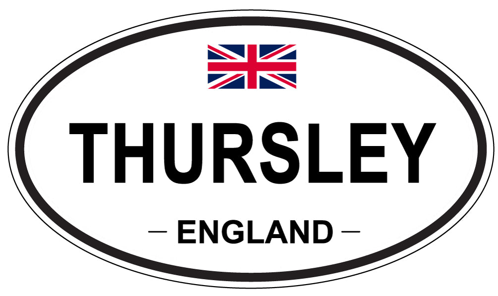 THURSLEY, England - Oval Magnet