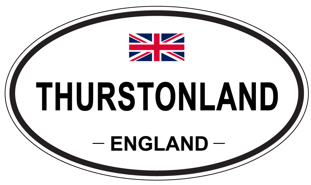 THURSTONLAND, England - Oval Magnet