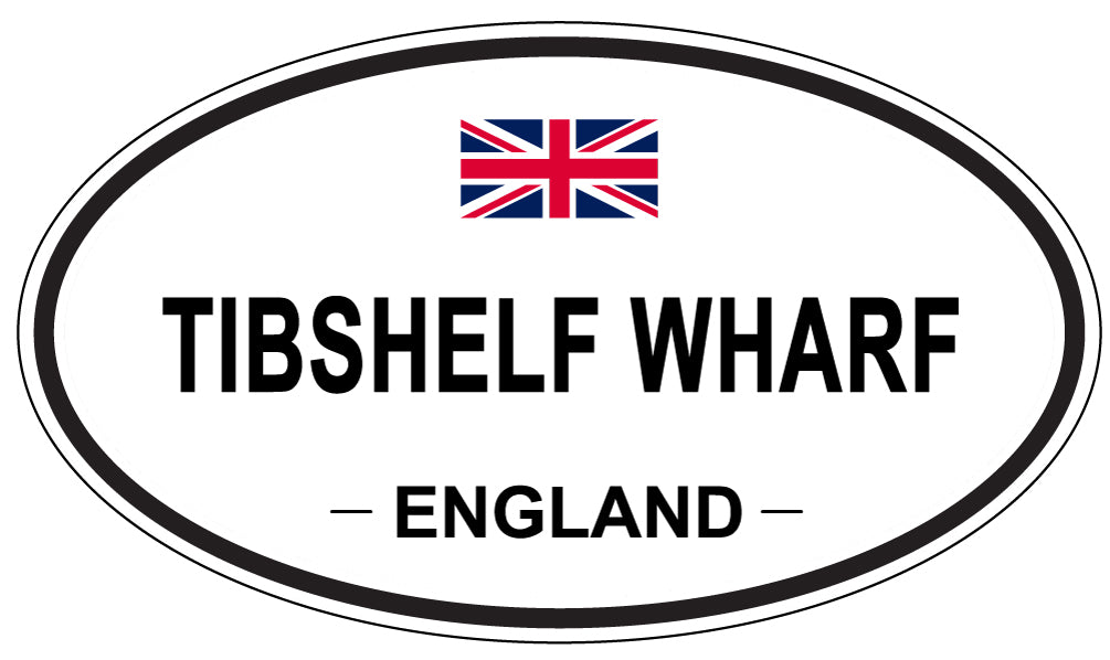 TIBSHELF WHARF, England - Oval Magnet