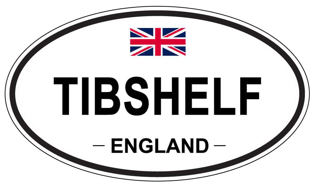 TIBSHELF, England - Oval Magnet