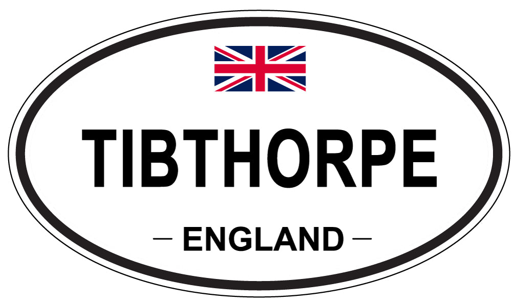 TIBTHORPE, England - Oval Magnet