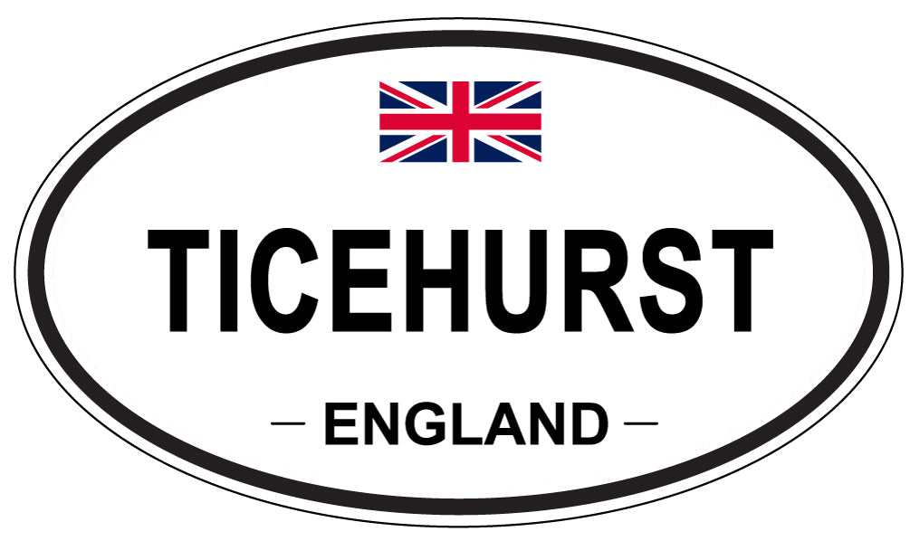 TICEHURST, England - Oval Magnet
