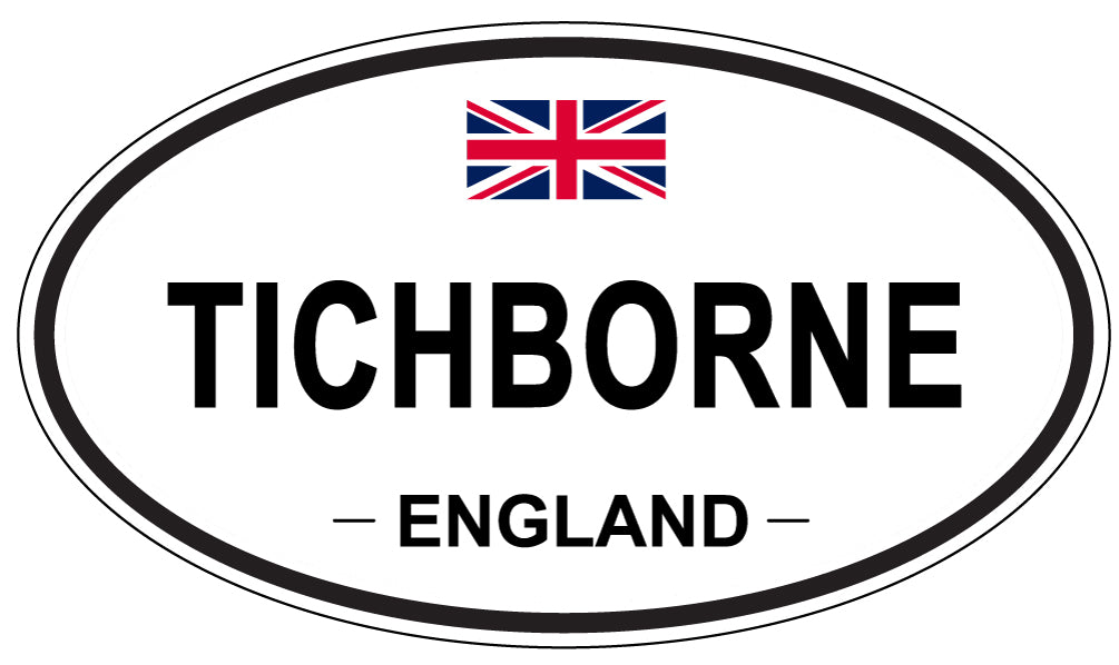 TICHBORNE, England - Oval Magnet