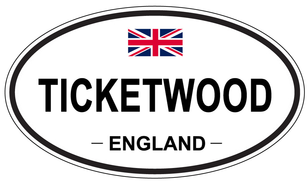 TICKETWOOD, England - Oval Magnet