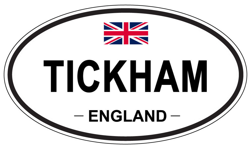TICKHAM, England - Oval Magnet