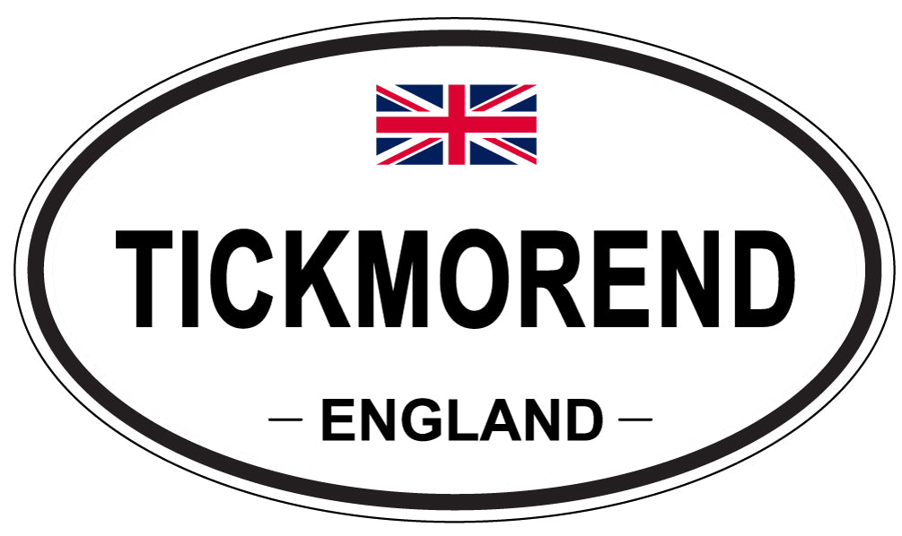 TICKMOREND, England - Oval Magnet