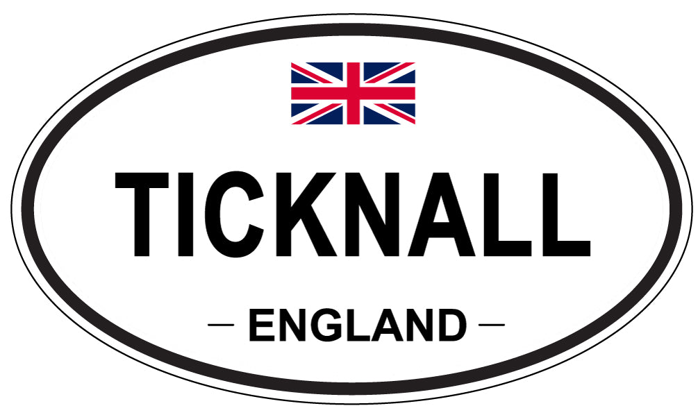 TICKNALL, England - Oval Magnet